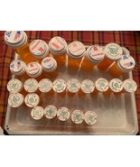 Empty Rx Amber Prescription Bottles Lot #3 - Various Sizes - $29.92