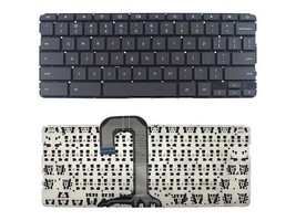US English Black Keyboard (without palmrest) Replacement for HP ChromeBo... - $22.37