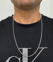 David Yurman Round Box Chain 1.7mm 925 Sterling Silver  24&quot; inches - $6,465.03 MXN