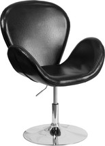 Black Leather Side Chair CH-112420-BK-GG - £180.82 GBP