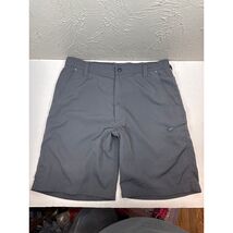 Wrangler Performance Shorts Gray Cargo Utility Hiking Pockets Mens Size 36 - $24.95