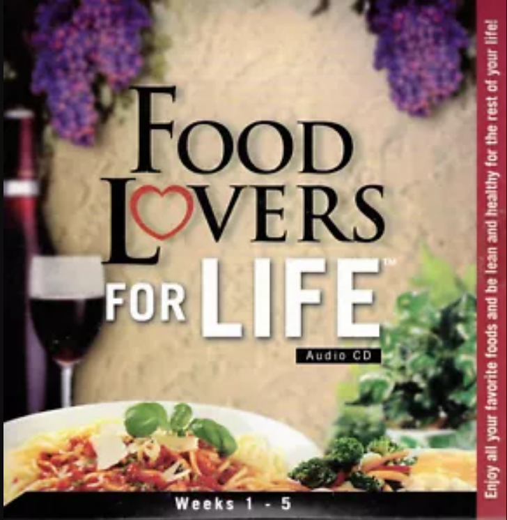 FOOD LOVERS FOR LIFE ~ WEEKS 1 - 5 2 Audio CD Set - $4.99