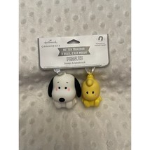 Hallmark Snoopy &amp; Woodstock Magnetic Ornaments- Hard to Find-NEW - $21.78