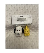 Hallmark Snoopy &amp; Woodstock Magnetic Ornaments- Hard to Find-NEW - $29.78 CAD
