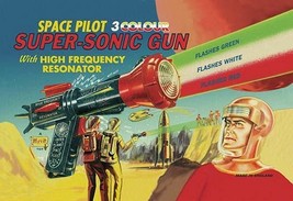 Space Pilot Super-Sonic Gun - Art Print - £17.24 GBP+