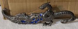 Fantasy Dragon Mythical Dagger Knife Blue - £13.52 GBP