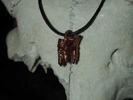 Copper Electroformed Goat Tooth Pendant  - $49.99