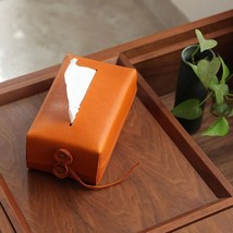 Shwaan Square Premium Leather Modern Tissue box For Office| Study Table| Bedroom - £48.47 GBP
