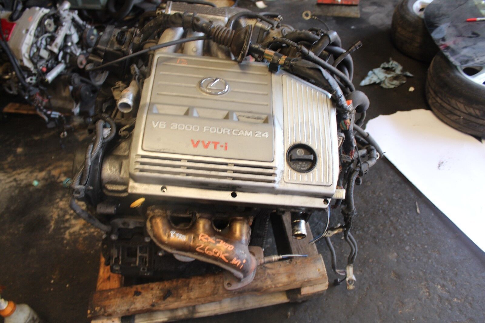 1998-2002 LEXUS RX300 COMPLETE ENGINE MOTOR LONGBLOCK R3328 - £1,447.91 GBP