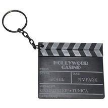 Hollywood Casino Tunica Hotel RV Park Keychain Movie Clapboard Vintage 1994 - $6.09 CAD