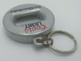 Vintage Coors Light Keychain Advertising The Silver Bullet Beer Bottle Opener image 3