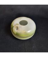 Antique Royal Rudolstadt Hair Receiver Hand Painted Prussia Vanity Two P... - €15,22 EUR