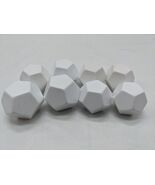 Lot Of (8) White Blank Chessex D12 Dice 1&quot; - $8.32