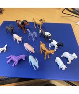 Lot of 15 Platic Animals Toys Figures. Cows, Horses, Sheep, Pigs, Goats,... - €9,16 EUR
