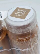 3 Mondo Llama 2oz. Acrylic Craft Paint In Bronze Metal, Metallic Finish image 2