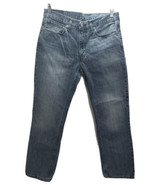 Levi&#39;s Men 514 Blue Jeans Straight Leg Cotton Denim 34x30 Medium Wash - £13.44 GBP
