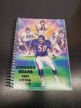 Vintage Chicago Bears 1991 Media Guide - Autographed by Thornton, Van Horne, Buf - £36.89 GBP