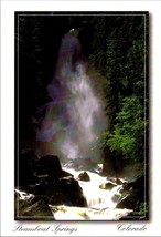 Postcard Colorado Fish Creek Falls Plunges Over  Rocks &amp; Cliffs  6.5 x 4.5&quot; - $4.95
