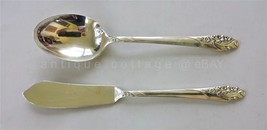 Oneida Community Plate Silverplate Flatware Evening Star Spoon Butter Knife - $48.02