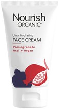 Nourish Organic | Ultra Hydrating Face Cream - Pomegranate &amp; Argan | GMO... - £31.16 GBP