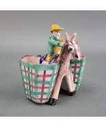 ICS Signed Vintage Italian Pottery Donkey And Rider Figurine Vietri Gamb... - £504.89 GBP