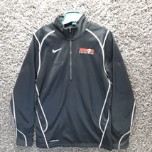 NIKE MSUM Dragons Volleyball Therma Fit Shirt Men Small Black 1/4 Zip Mo... - £13.11 GBP