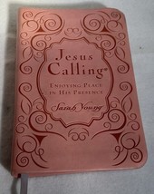 Jesus Calling, Pink Leathersoft, with Scripture References by Sarah Young (2004) - £8.66 GBP