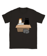 Cat lovers t shirt cat pussycat pet tee shirt animal feline cat in box gift - €25,93 EUR