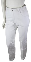 New Vtg 80s Braxton J EAN S Size 11 White Stretch Denim High Waist Mom Tapered Nos - $24.74