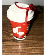 Starbucks Christmas Ornament Red Cup Coffee 2011 Winter Holidays Preowned - $179.71 MXN