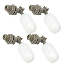 4Pcs 1/2&quot; Float Valve Stable Water Automatic Fill Stop Waterer W/Adjustable Arm - £26.61 GBP