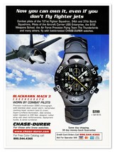 Chase-Durer Blackhawk Mach 3 Chronograph Watch 2006 Full-Page Print Maga... - $9.70