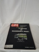 Vintage Life Magazine November 25, 1966 A Matter of Reasonable Doubt Kennedy JFK - £13.40 GBP