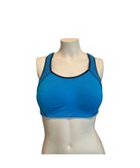 Victoria&#39;s Secret Turquoise Black Racerback Sports Bra Size 34D - $16.40