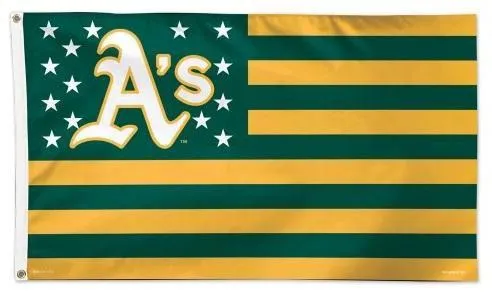 3×5FT Oakland Athletics Stars and Stripes Americana Flag - $18.00