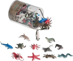 Terra by Battat - AN2871Z - Sea Animals in Tube Playset - 60pcs - £17.49 GBP