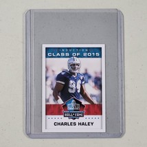 Charles Haley Dallas Cowboys Sticker Card #460 Panini Hall Of Fame Class Of 2015 - £7.60 GBP
