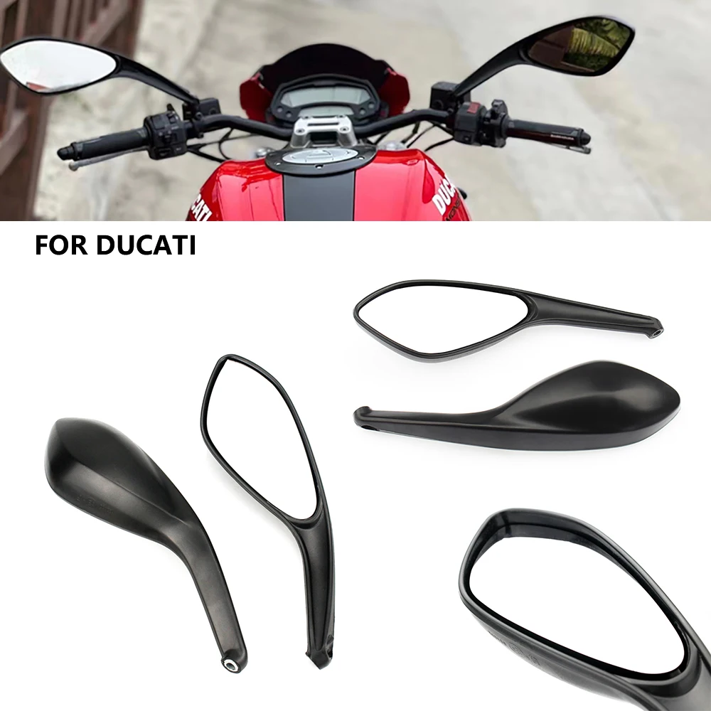 Rear Side Rearview Mirrors For DUCATI MONSTER 696 795 796 1100/S/EVO Motorcycle - $58.88