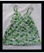 Baby Girl Spaghetti Strap Green Floral Dress 9-12 months - €8,72 EUR