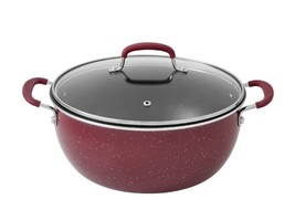 Pioneer Woman ~ KEEPSAKE Floral Merlot ~ Nonstick ~ 5.5 Qt Dutch Oven Pot w/Lid - £35.87 GBP