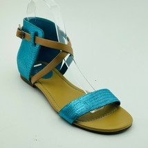 Maria Sharapova Nike Air Womens Shoes Size 5.5B Aqua Sandals Flats - £38.91 GBP