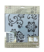 Plaid FolkArt Floral Paste Stencil  8.5 X 9.5 in Laser Cut ~ New - $15.94 CAD