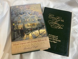 NEW w/Box Thomas Kinkade &quot;Come Let Us Adore Him&quot;Selected Scriptures Leather Book - £6.67 GBP