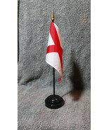State of Alabama Mini 4&quot;x6&quot; Desk Stick Flag, With Black Plastic Stand - $8.99+