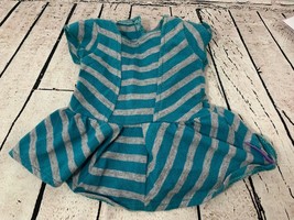 American Girl McKenna Brooks meet outfit blue gray striped dress for 18&quot;... - $12.86
