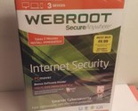 Webroot Secure Anywhere Internet Security 3 Devices (PC/Mac, 2015) New - $12.34