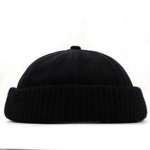 New Winter Docker hat Sailor Cap for men women less Hats  Thicken Hip Hop  cap S - £21.22 GBP