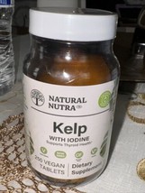 LARGER 250 Vegan Tablets Natural Nutra Kelp with Iodine Exp 12/24 NEW! - $26.17