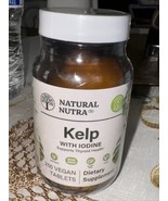 LARGER 250 Vegan Tablets Natural Nutra Kelp with Iodine  - $354.47 MXN