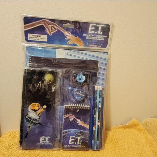 VTG Toys R US E.T. The Extra-Terrestrial 11 Piece Value Pack Stationary ... - £41.49 GBP